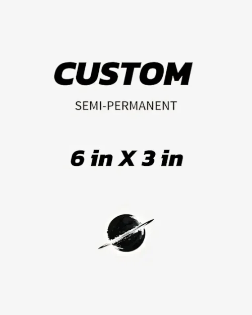 custom-semi-permanent-tattoos-6x3 Large Rectangle Custom Semi-Permanent Tattoos