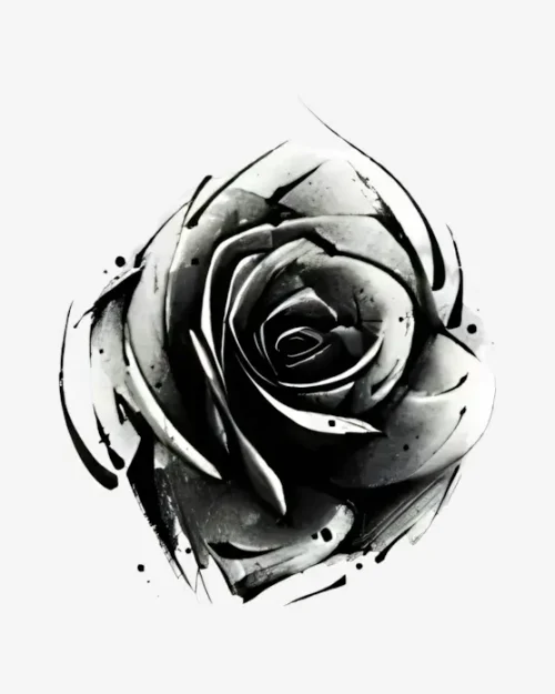 Abstract-Bloom-Semi-Permanent-Tattoos Abstract Bloom - Semi-Permanent Tattoos