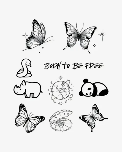Born Free - Semi-Permanent Tattoos