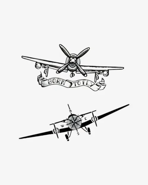 Born-to-Fly-Semi-Permanent-Tattoos Born to Fly - Semi-Permanent Tattoos