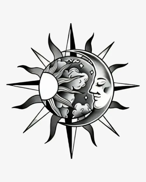 Celestial Embrace - Semi-Permanent Tattoos