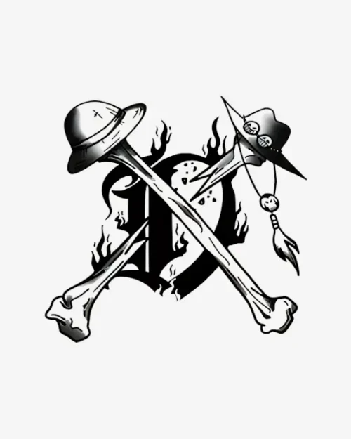 Crossed Wills - Semi-Permanent Tattoos