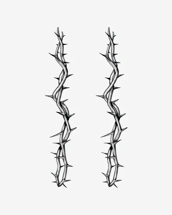 Crown-of-Thorns-Duo-Semi-Permanent-Tattoos Crown of Thorns Duo - Semi-Permanent Tattoos