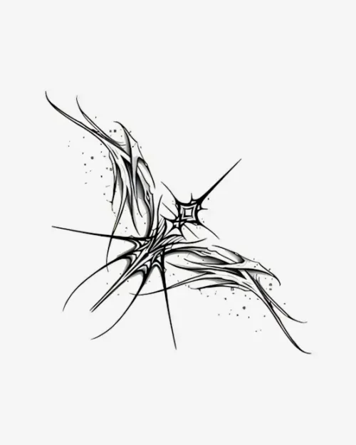 Crystallized Chaos - Semi-Permanent Tattoos