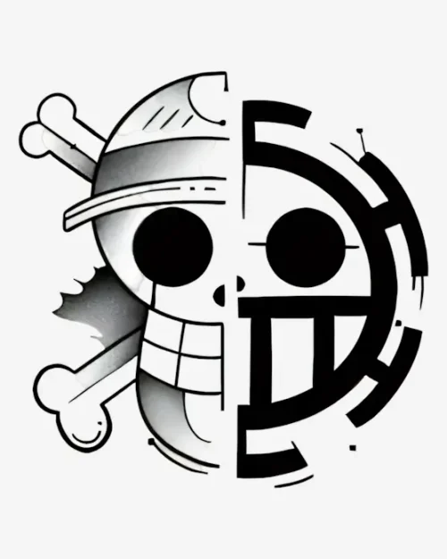 Dual-Jolly-Roger-Semi-Permanent-Tattoos Dual Jolly Roger - Semi-Permanent Tattoos