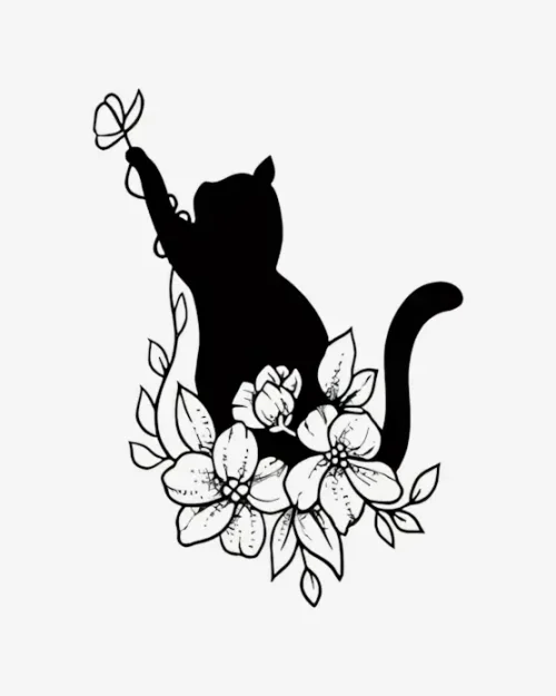 Floral Ascent - Semi-Permanent Tattoos