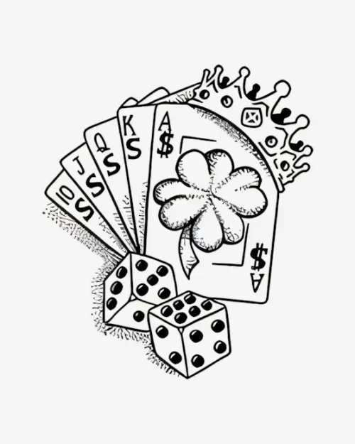 Gambler-Fortune-Semi-Permanent-Tattoos Gambler's Fortune - Semi-Permanent Tattoos