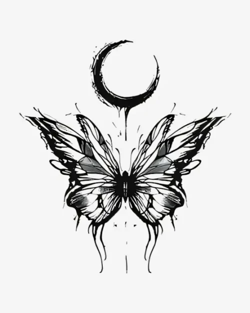 Lunar-Monarch-Semi-Permanent-Tattoos Lunar Monarch - Semi-Permanent Tattoos