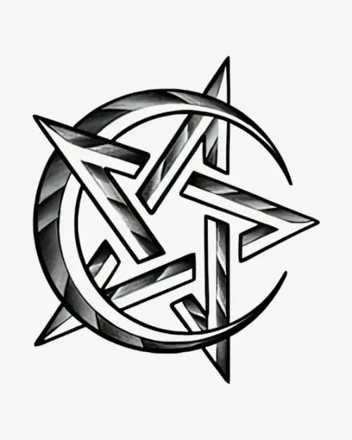 Lunar-Star-Semi-Permanent-Tattoos Lunar Star - Semi-Permanent Tattoos