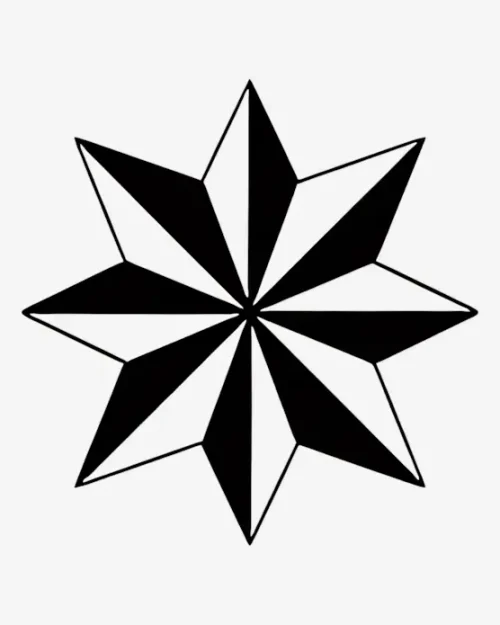 Radiant-Octagram-Semi-Permanent-Tattoos Radiant Octagram - Semi-Permanent Tattoos