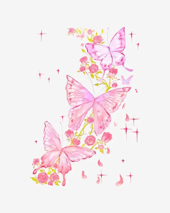 Rosy-Flight-Temporary-Tattoos Rosy Flight - Temporary Tattoos