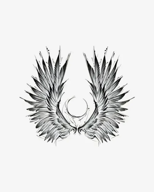 Shadowed Ascent - Semi-Permanent Tattoos