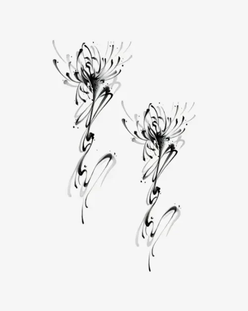 Spider-Lily-Ink-Wash-Semi-Permanent-Tattoos Spider Lily Ink Wash - Semi-Permanent Tattoos