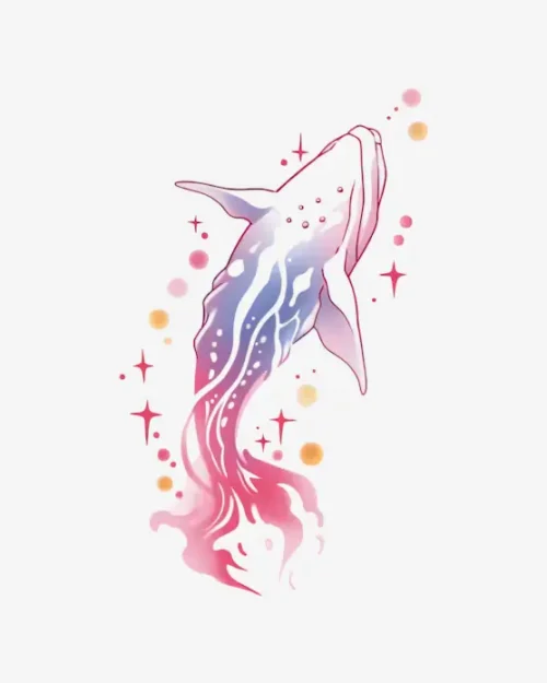 Stardust-Whale-Ascent-Temporary-Tattoos Stardust Whale Ascent - Temporary Tattoos