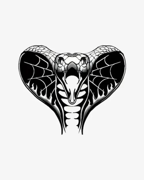 Striking Cobra - Semi-Permanent Tattoos