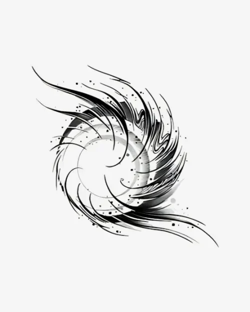 Tempestuous-Swirl-Semi-Permanent-Tattoos Tempestuous Swirl - Semi-Permanent Tattoos