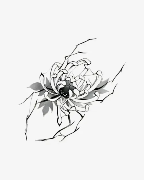 Thorny Bloom - Semi-Permanent Tattoos