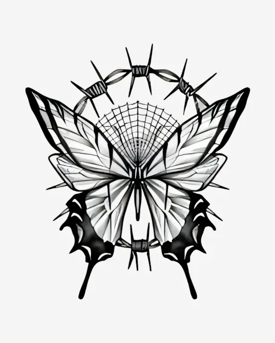 Thorny-Flight-Semi-Permanent-Tattoos Thorny Flight - Semi-Permanent Tattoos