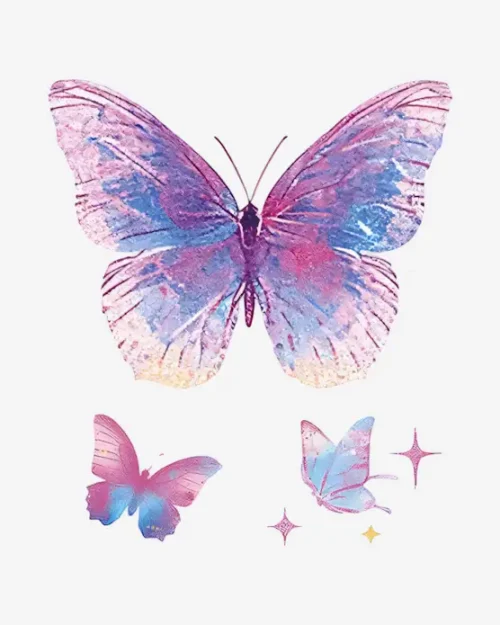 Watercolor-Winged-Majesty-Temporary-Tattoos Watercolor Winged Majesty - Temporary Tattoos