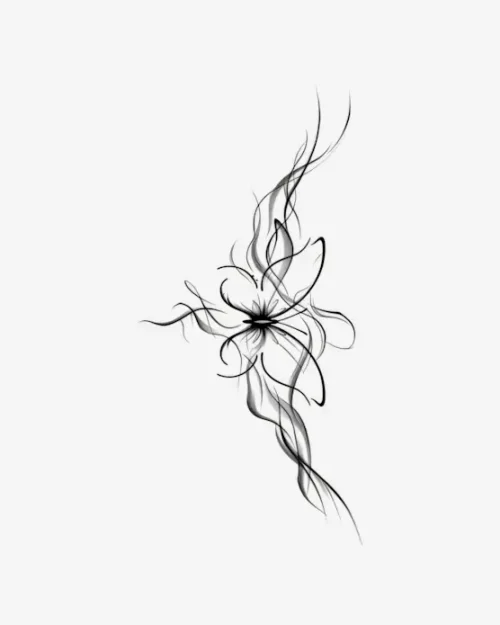 Whispering Petals - Semi-Permanent Tattoos