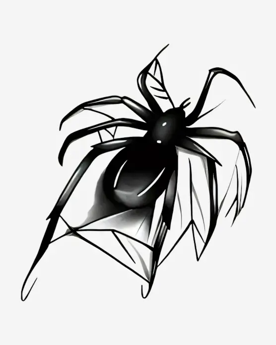 Widow-Web-Semi-Permanent-Tattoos Widow's Web - Semi-Permanent Tattoos