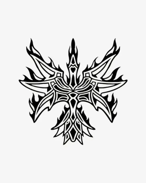 Winged Emblem - Semi-Permanent Tattoos