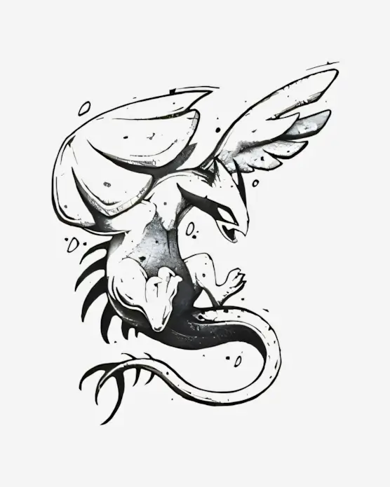 Winged-Leviathan-Semi-Permanent-Tattoos Winged Leviathan - Semi-Permanent Tattoos